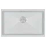 Кухонная мойка Paulmark Lumi 74 UNI (740*460) Белый матовый 431/WH
