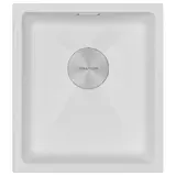 Кухонная мойка Paulmark Lumi 41 UNI (410*460) Белый матовый 431/WH