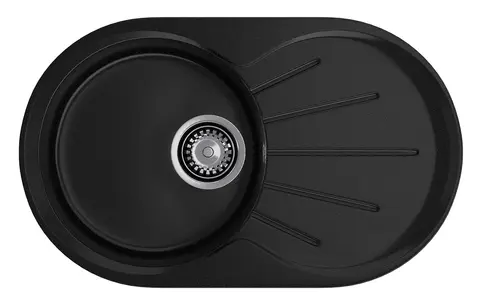 Кухонная мойка Granfest Rondo 750L (746*455) Черный