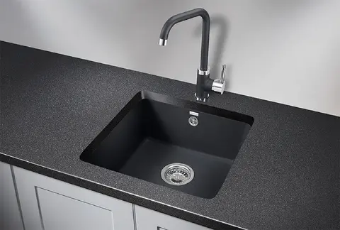 Кухонная мойка Granula GR-3801 (455*435) Шварц