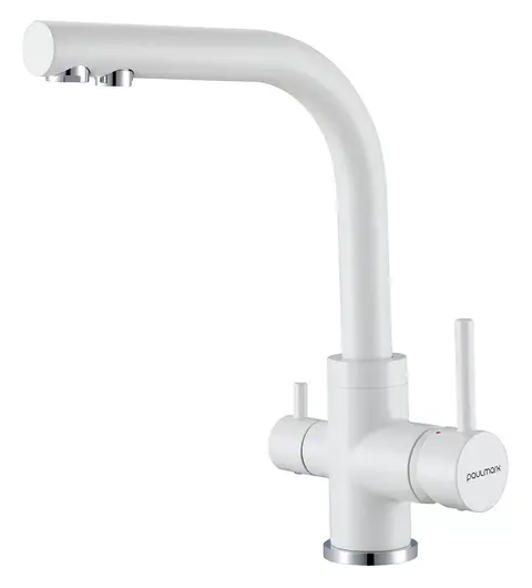 Смеситель Paulmark Essen Es213011 Белый матовый WH