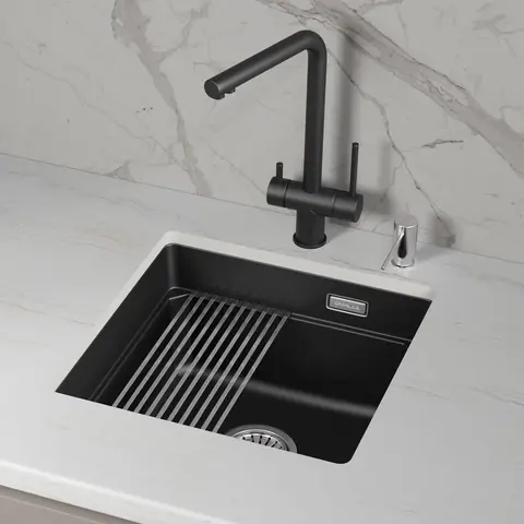Кухонная мойка Granula KS-4501iU (450*450) Шварц
