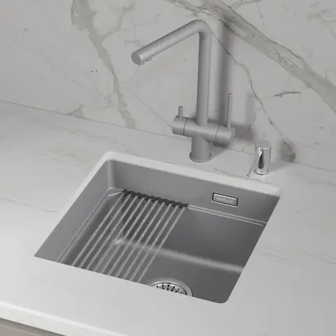 Кухонная мойка Granula KS-4501iU (450*450) Алюминиум