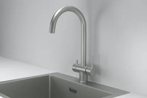 Смеситель Granula KS-7104 Сталь Матовая